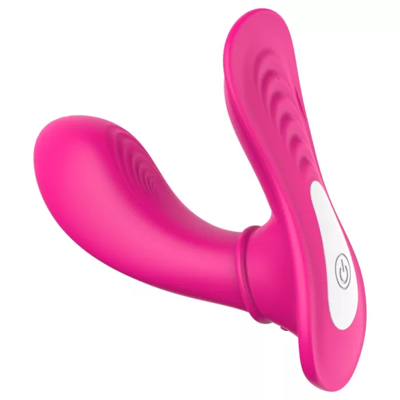 Dreamtoys Essentials - nositeľné vibračné nohavičky s dráždičom bodu G (magenta)