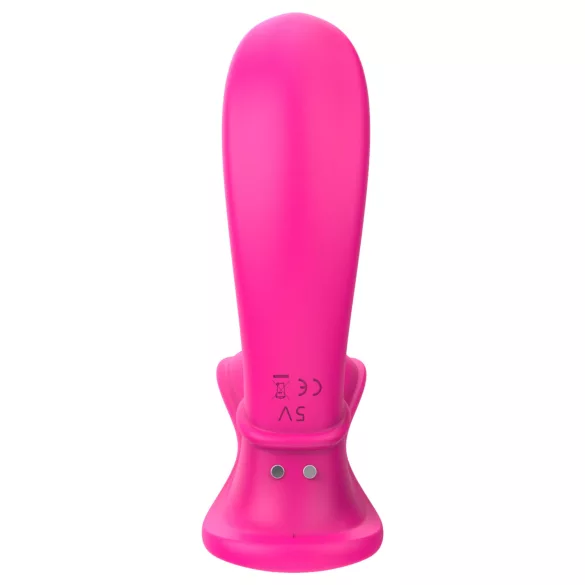 Dreamtoys Essentials - nositeľné vibračné nohavičky s dráždičom bodu G (magenta)