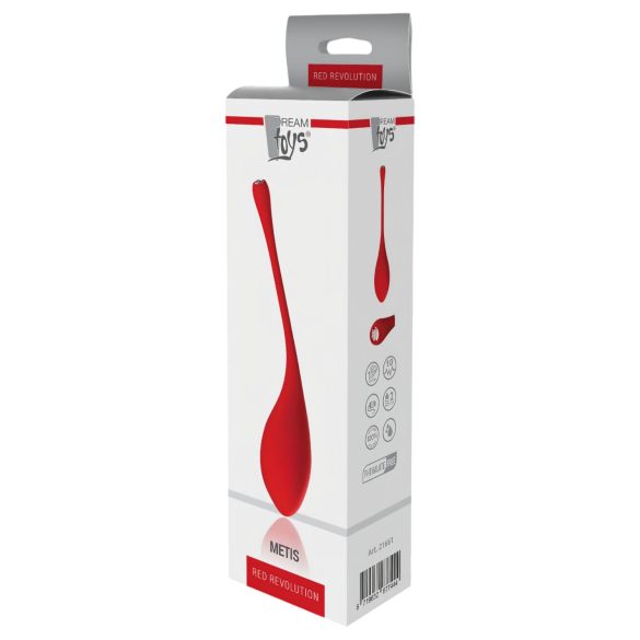 Red Revolution Metis - nabíjateľné, vodotesné vibročné vajíčko (červené)