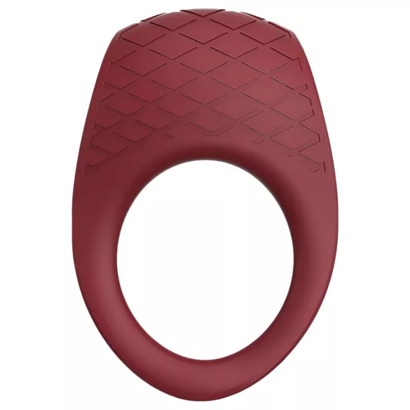 Dreamtoys Ivy - vibračný krúžok na penis - bordový
