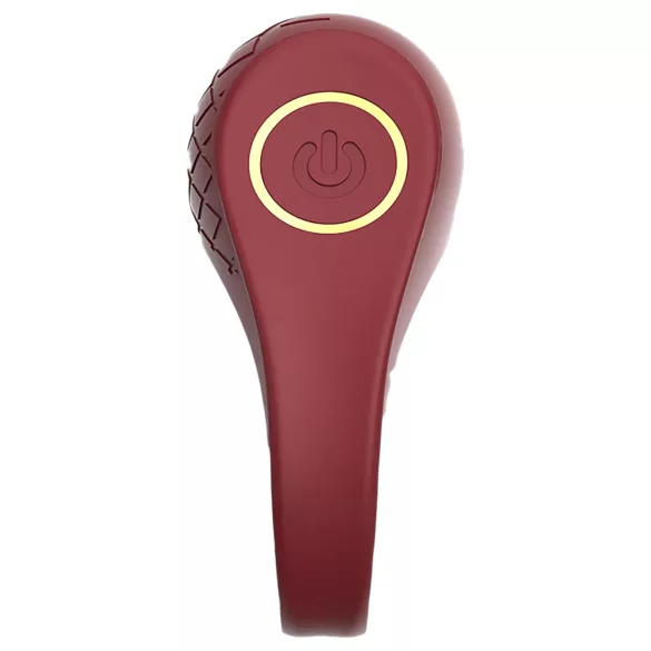 Dreamtoys Ivy - vibračný krúžok na penis - bordový