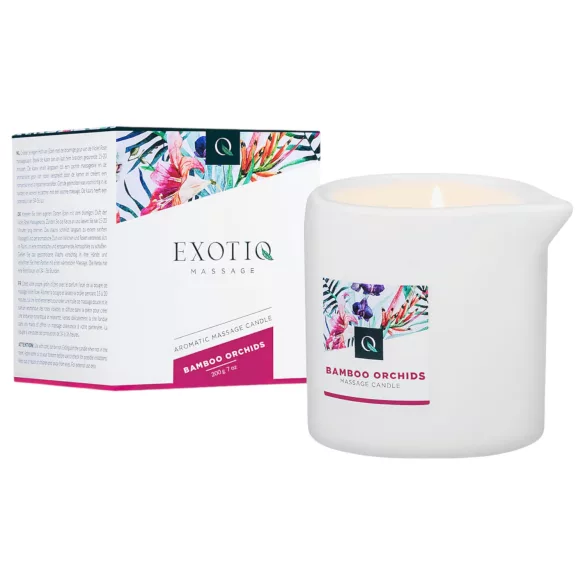 Exotiq Bamboo Orchids - masážna sviečka - 200g