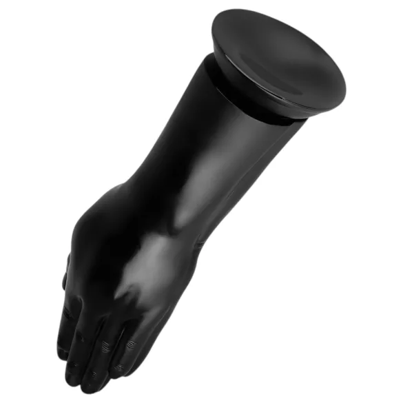BUTTR - fisting dildo s prísavkou - čierny