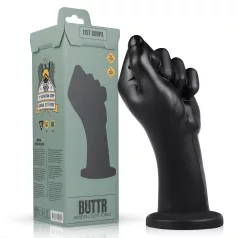 BUTTR - fisting dildo - čierny