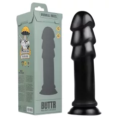   BUTTR Madbull Muzzl - realistický dildo s prísavkou - čierny