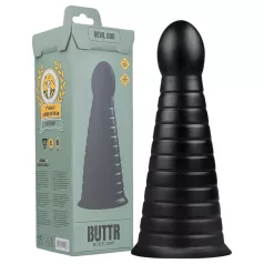 BUTTR Devil Dog - realistický dildó s prísavkou - čierny