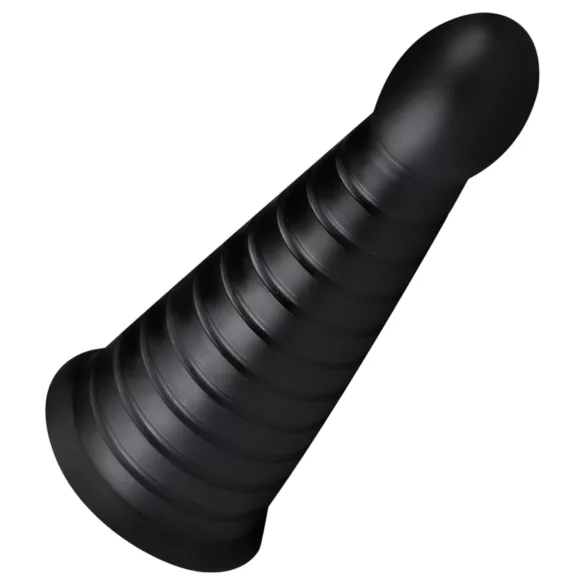 BUTTR Devil Dog - realistický dildó s prísavkou - čierny