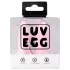 LUV EGG - nositeľné akumulátorové rádiové vibračné vajíčko (ružové)