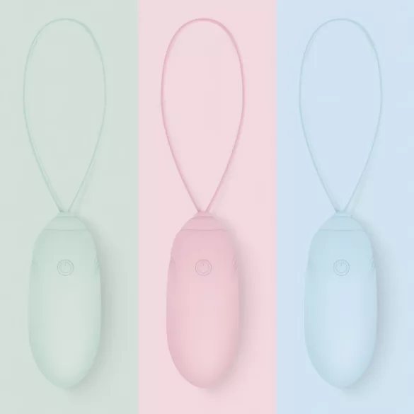 LUV EGG - nositeľné akumulátorové rádiové vibračné vajíčko (ružové)