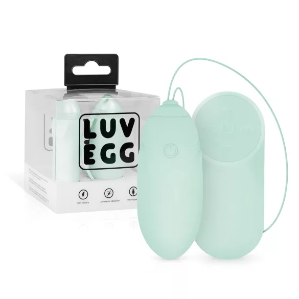 LUV EGG - vibračné vajíčko na diaľkové ovládanie - dobíjateľné - zelené