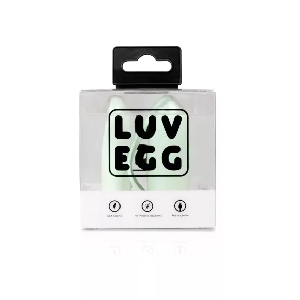 LUV EGG - vibračné vajíčko na diaľkové ovládanie - dobíjateľné - zelené