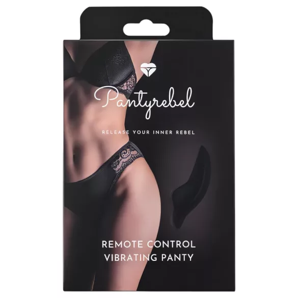 Pantyrebel - akumulátorové, rádiové vibračné nohavičky (čierne, S-L)