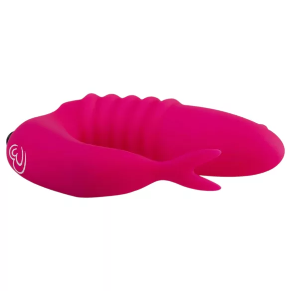 Easytoys - vibračný prstový stimulátor - 2v1 - ružový
