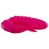Easytoys - vibračný prstový stimulátor - 2v1 - ružový