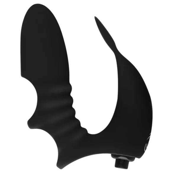 Easytoys - prstový vibrátor 2v1 - čierny