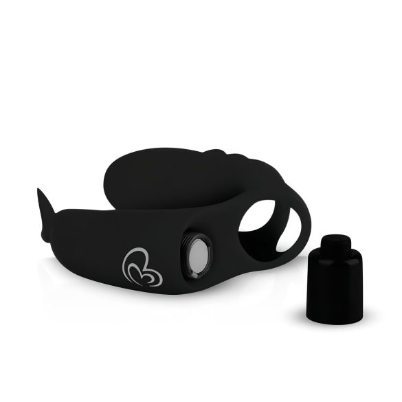 Easytoys - prstový vibrátor 2v1 - čierny