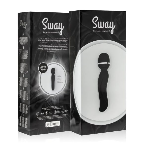 Sway No.4 Wand - masážny vibrátor na baterku - čierny