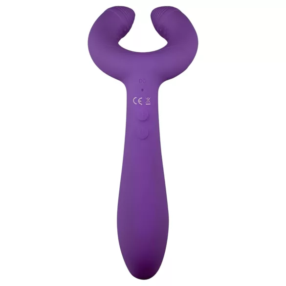 Easytoys - párový vibrátor - nabíjateľný, vodotesný - fialový