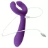 Easytoys - párový vibrátor - nabíjateľný, vodotesný - fialový
