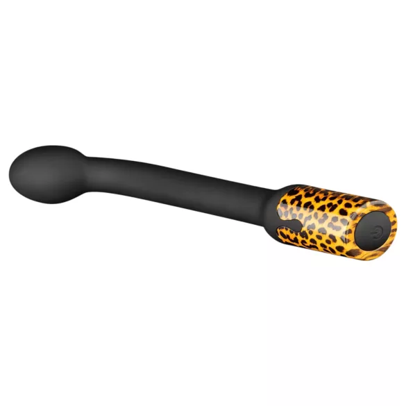 Panthra Nila - vibrátor na G-bod - nabíjateľný, vodotesný - leopardia čierna