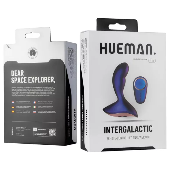 Hueman Intergalactic - análny vibrátor - fialový