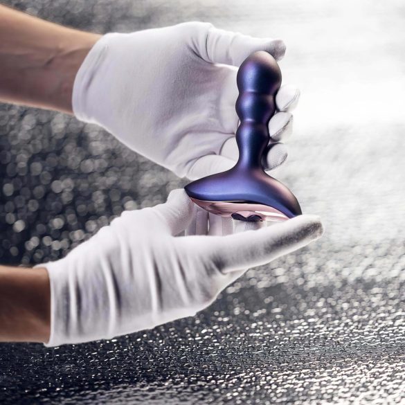 Hueman Interstellar - vlnitý análny vibrátor (fialový)