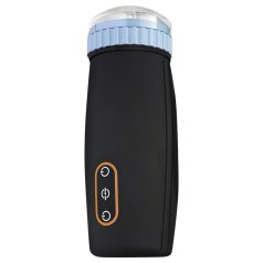   CRUIZR CM05 - masturbátor akumulátorový - vibračný a sací - čierna/modrá