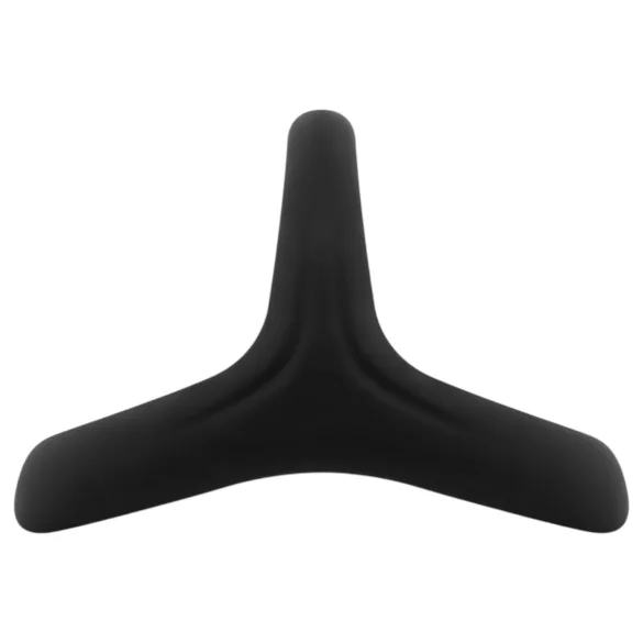 Easytoys Desire Ring - erekčný krúžok na penis a semenníky - flexibilný čierny