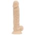 Real Fantasy Ashton - realistický dildo s semenníkmi - 20,5 cm - telová farba