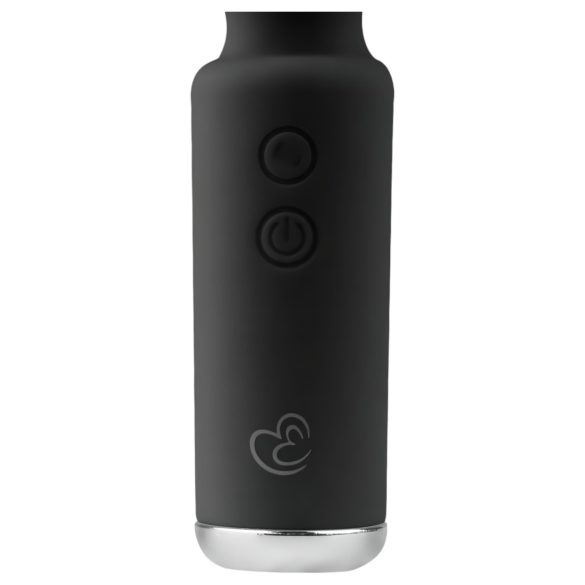 Easytoys - masážna mini vibrátorová hlavica - dobíjacia - čierna