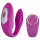 Easytoys - párový vibrátor - vodotesný, diaľkové ovládanie - ružový