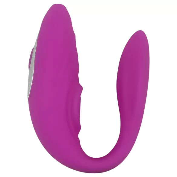 Easytoys - párový vibrátor - vodotesný, diaľkové ovládanie - ružový