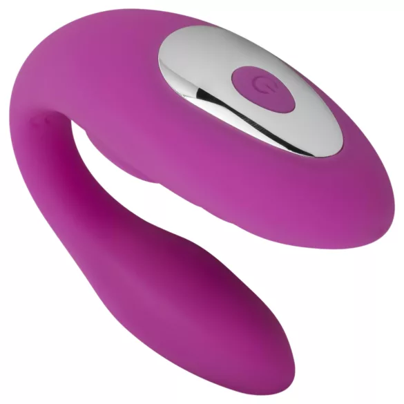 Easytoys - párový vibrátor - vodotesný, diaľkové ovládanie - ružový