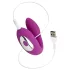 Easytoys - párový vibrátor - vodotesný, diaľkové ovládanie - ružový