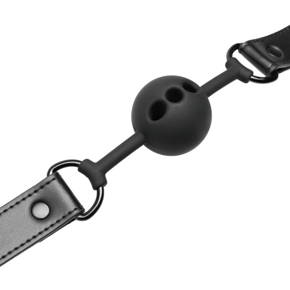 Bedroom Fantasies - ústna zátka s dýchacími otvormi - čierna