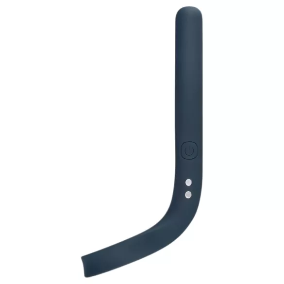 Boners - vibračný krúžok na penis a semenníky - nabíjateľný - modrý