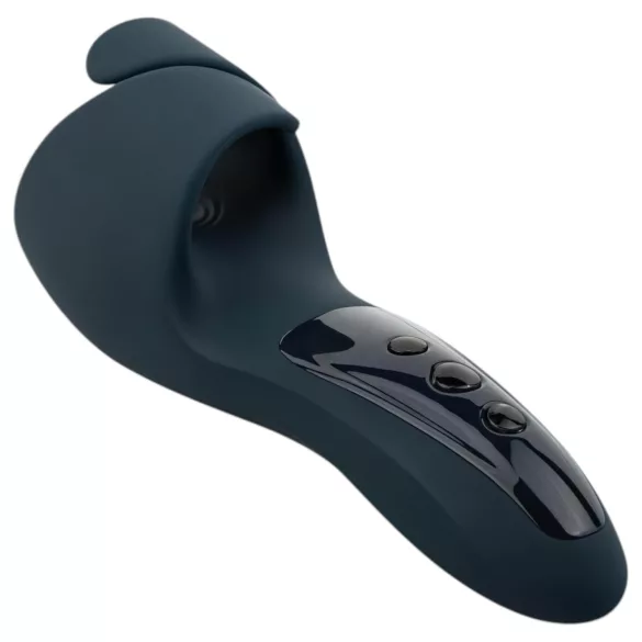 Boners - vibračný stimulátor na žaluď - nabíjateľný, vodotesný - modrý
