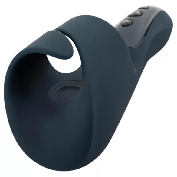 Boners - vibračný stimulátor na žaluď - nabíjateľný, vodotesný - modrý