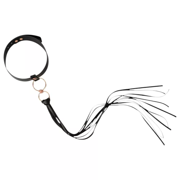 Rosy Gold - obojok a plácačka - čierna