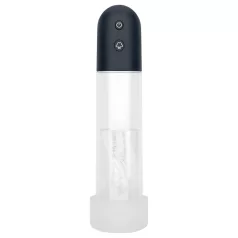   Boners - automatická vákuová pumpa na penis - masturbátor - priehľadná/čierna