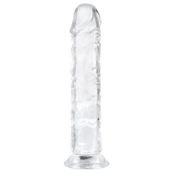 EasyToys - želé dildo - 18 cm (priehľadný)