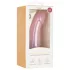 EasyToys Mermaid - silikónové dildo s trblietkami - 15 cm - ružové