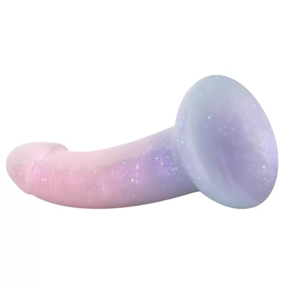 EasyToys Mermaid - dildó - trblietavý povrch - 19 cm ružový
