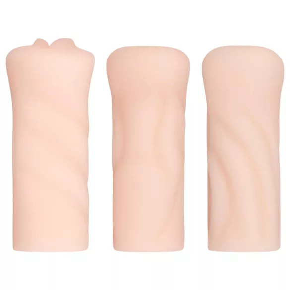 FWB - realistický masturbátor set - prírodná farba