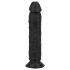 Easytoys - realistický dildo - 17,5 cm - čierny