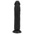 Easytoys - realistický dildo - 17,5 cm - čierny