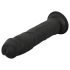 Easytoys - realistický dildo - 17,5 cm - čierny
