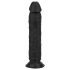 Easytoys - realistický dildo - 22,5 cm - čierny