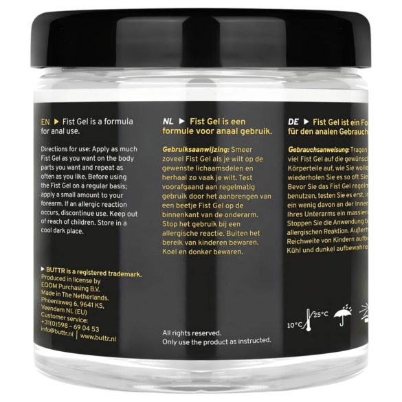 BUTTR - fisting gél - nelepivý - 500 ml