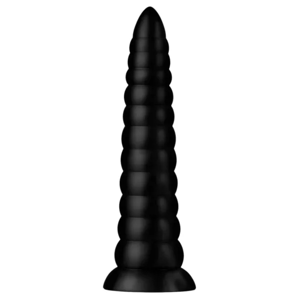 BUTTR Caterpiller - obrovský análny kolík (čierny) - 29 cm